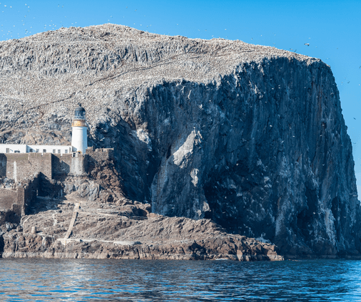 Bass Rock Of Firth Forth Island